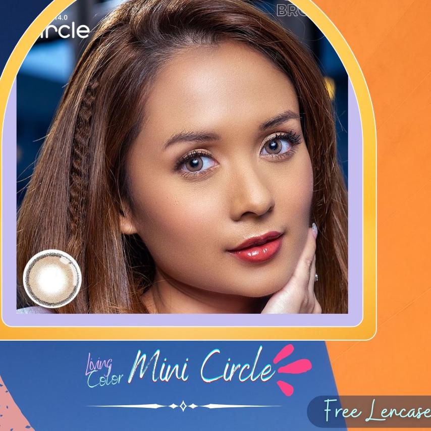 ℗ SOFTLENS LIVING COLOR MINI CIRCLE - CHOCO BROWN NORMAL ♚