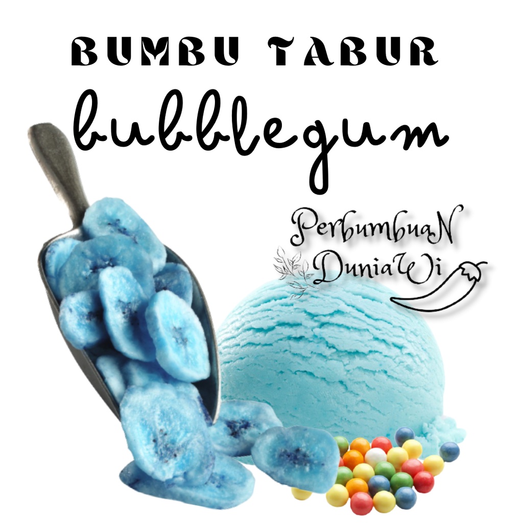 

Bumbu Tabur Rasa Permen Karet Bubuk Bubblegum Bubble Gum Seasoning Powder 500gr - Perbumbuan Duniawi