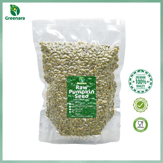 

Promo Awal tahun Pumpkin Seed 1kg / biji labu camilan sehat / pepita Big Sale