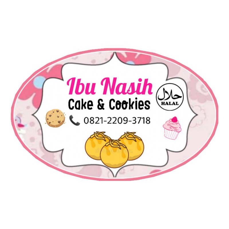 STICKER NASTAR, STICKER KUE LEBARAN, STICKER KUE KERING