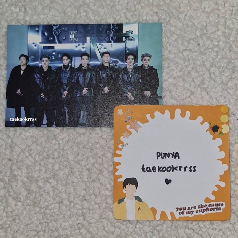 BTS Proof Compact Edition Postcard Group (OT7 Postcard Proof) (Postcard Compact Group) (Postcard Pro