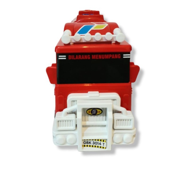 Mainan Truck mobil pertamina dex merah Wjstore99