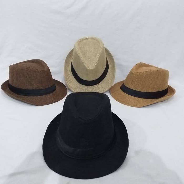 Topi Floppy Pantai Summer Hat / Topi Fedora Panama Import  Balita Anak Keren