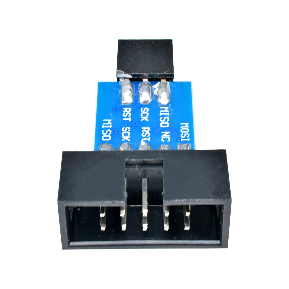 〖Factory Supplier/COD〗Set 2Pcs Papan Adapter 10 Pin Ke Standard 6 Pin untuk ATMEL AVR ISP stksp