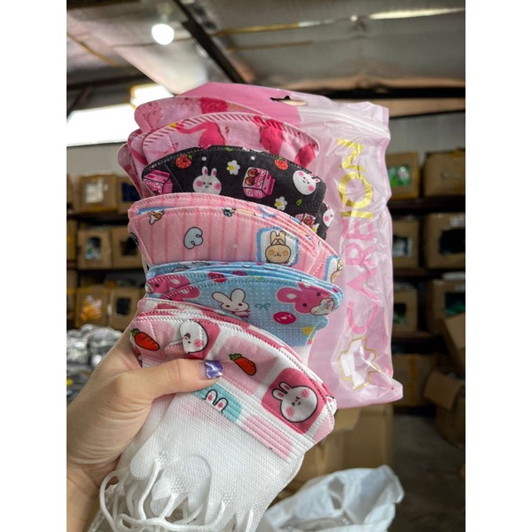 Masker Anak Duckbill Careion isi 50pcs motif mix