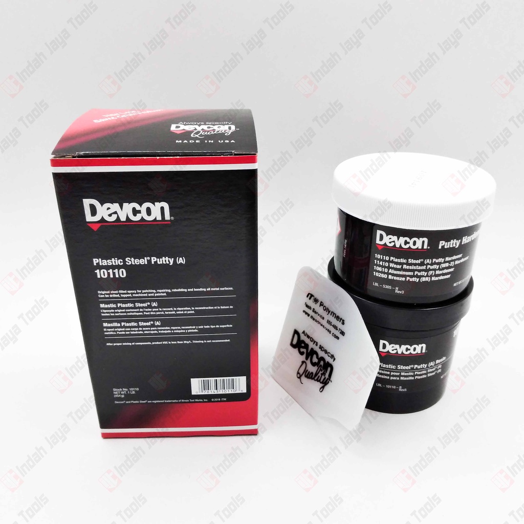 DEVCON A 10110 Epoxy Plastic Steel Putty 454 Gram