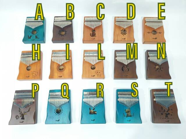 Kalimba Cowboy Original 17 Key Nada Model 17 Warna Warni Komplit Jakarta Murah