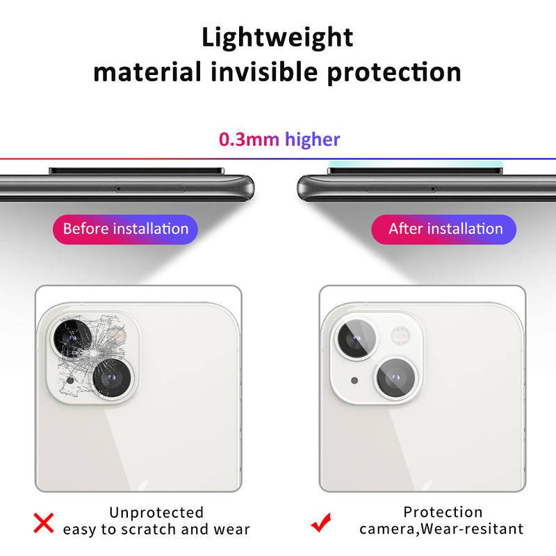 2Pcs Full Cover Camera Lens Protector Glass For iPhone 13 Pro Max 13 Mini Tempered Glass For iPhone 13 Pro Max Camera Protector