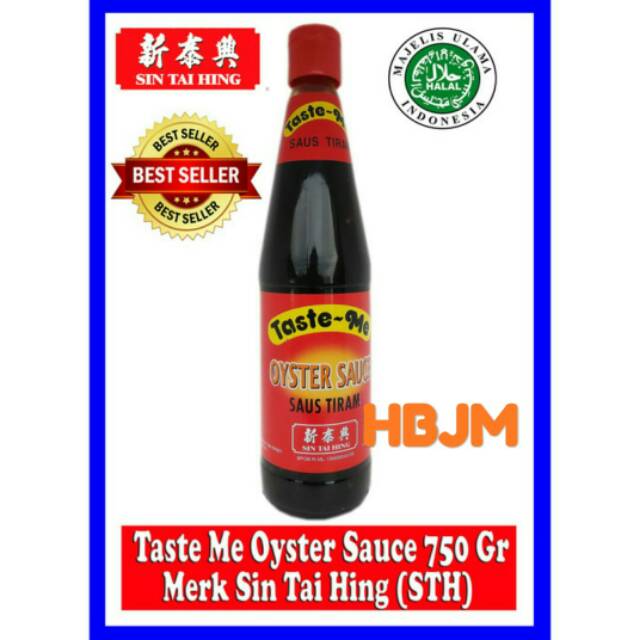 

TASTE ME OYSTER SAUCE 750 GR MERK STH SIN TAI HING