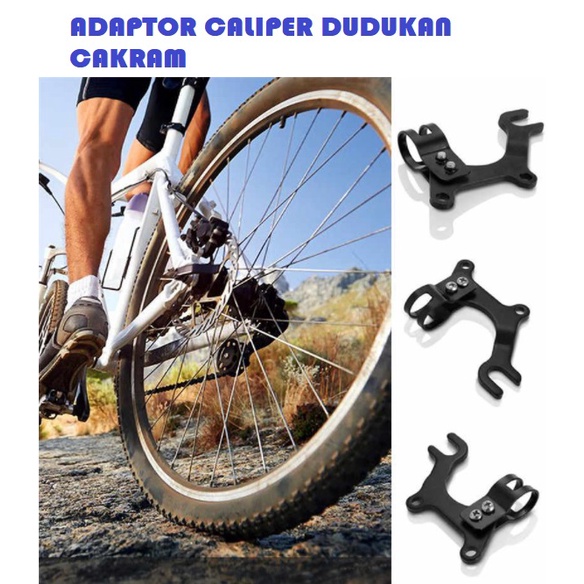ADAPTOR CALIPER DUDUKAN CAKRAM SEPEDA FRAME JADUL FEDERAL lama KALIPER ROTOR DISC BRAKE REM / Mounta