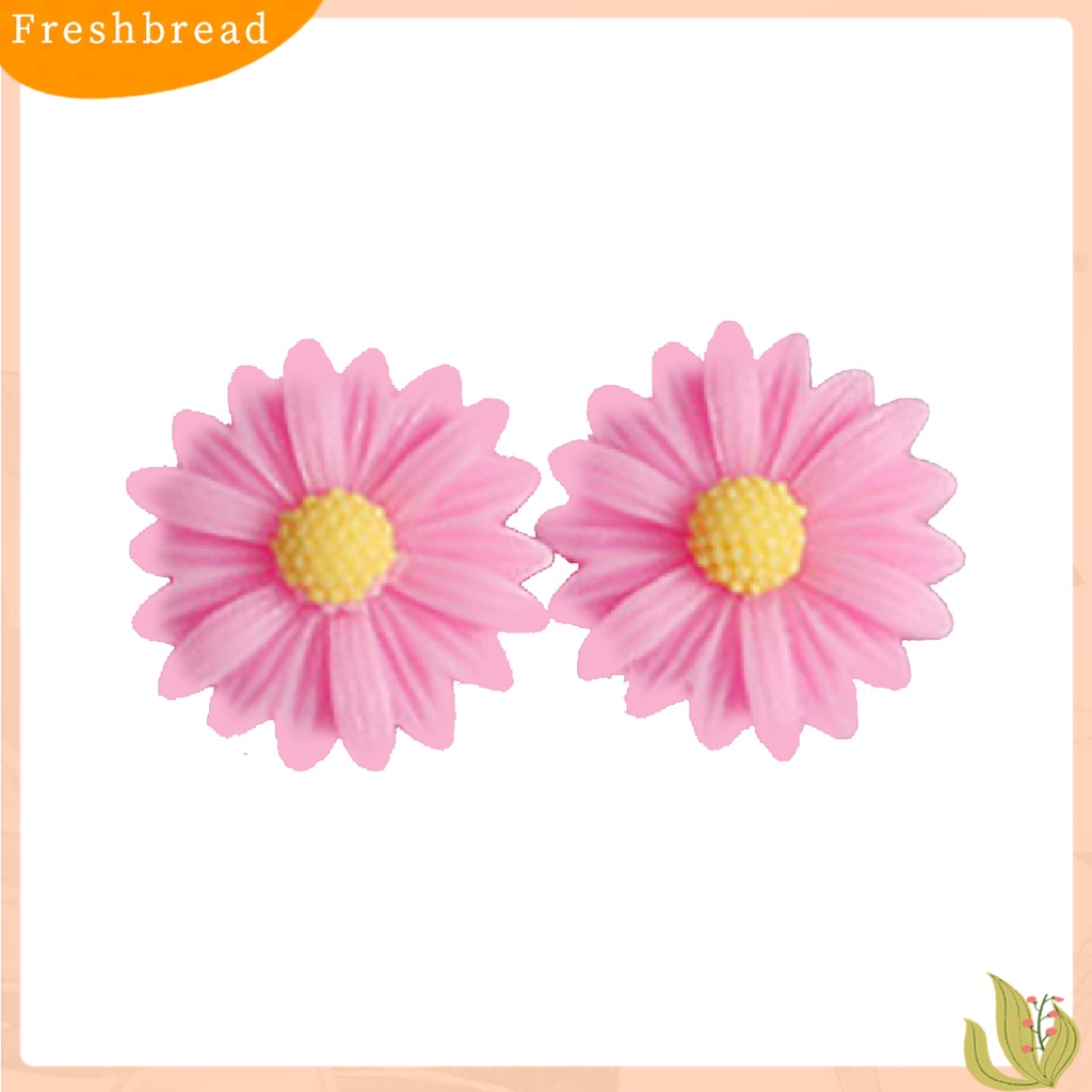 [Fresh] Anting Tusuk Motif Bunga Daisy untuk Wanita / Hadiah Pernikahan