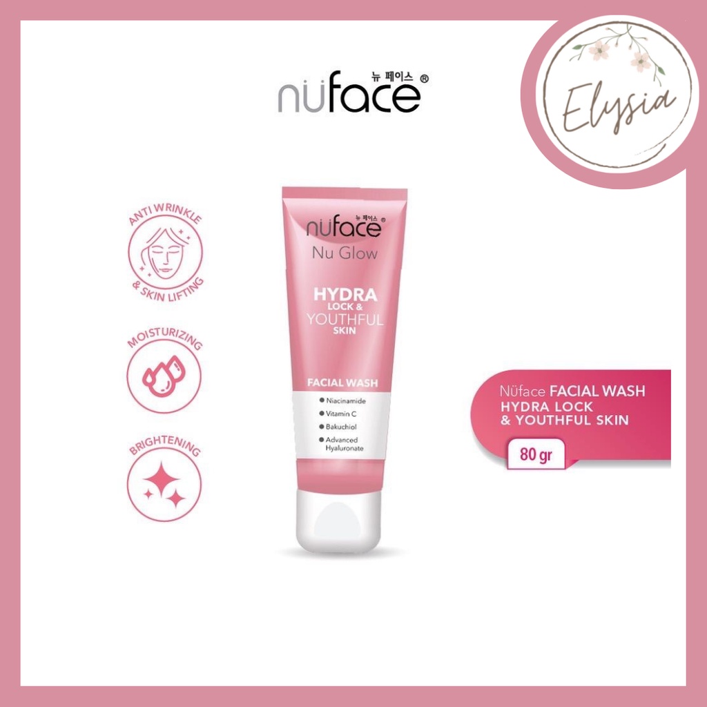 Nuface Nu Glow Hydra Lock &amp; Youthful Facial Wash Gel 80