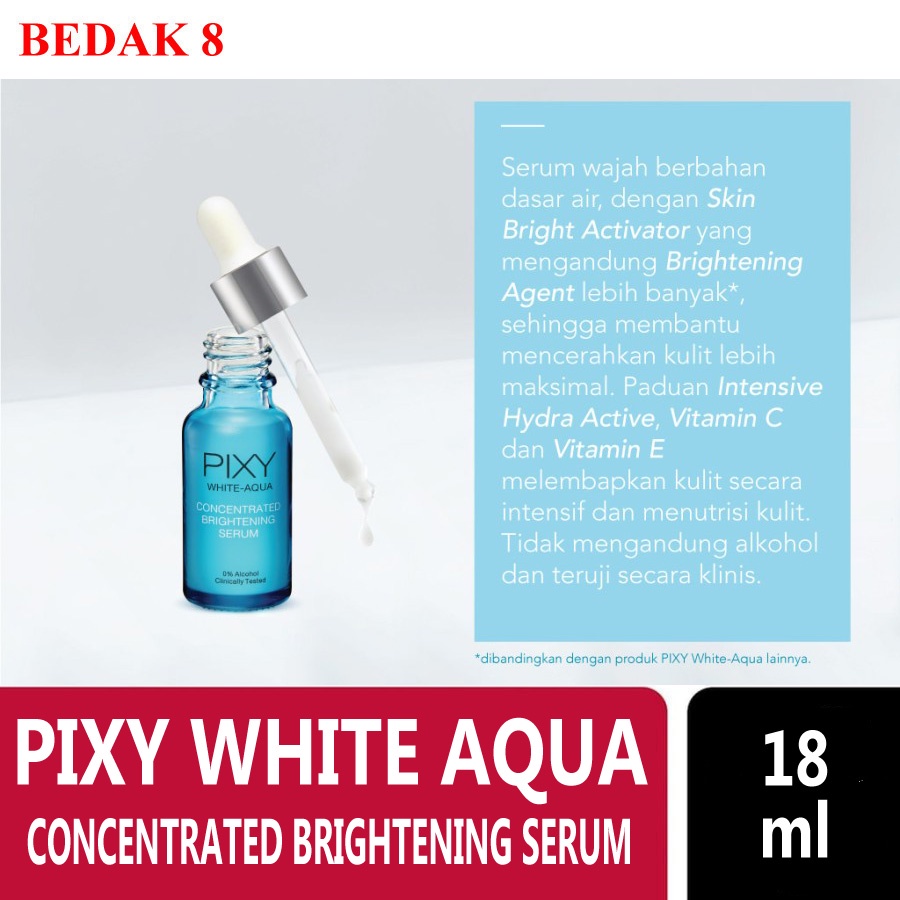 Pixy White Aqua Concentrated Brightening Serum - 18 ml