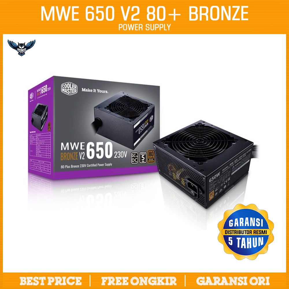 PSU Cooler Master MWE 650 V2 80+ BRONZE | Power Supply 650W