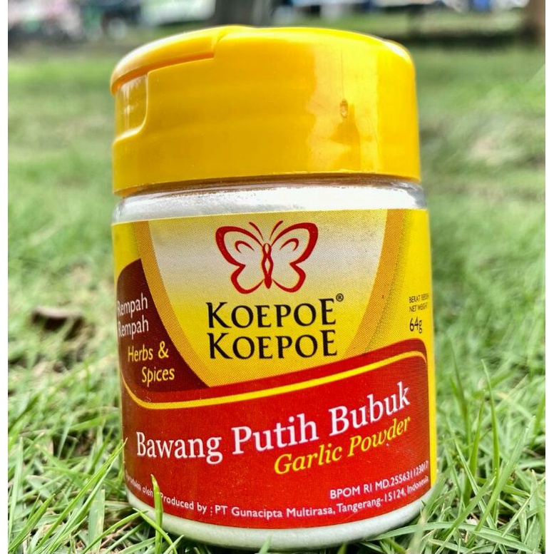 

BAWANG PUTIH BUBUK/ GARLIC POWDER / REMPAH REMPAH /HERBS & SPICES 64 gr