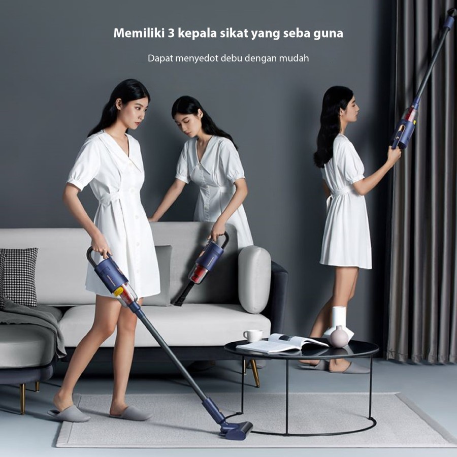 DEERMA VC811 Wireless Vacuum Cleaner Penyedot Debu Garansi Cordless