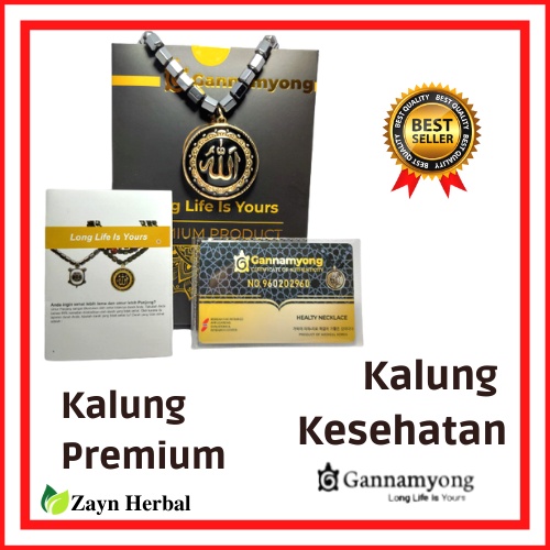 Kalung kesehatan gannamyong lafadz bonus gelang kesehatan gannamyong ORIINAL