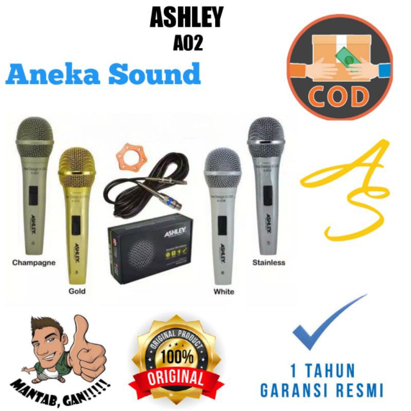 Mic Kabel Ashley A02 Original / ASHLEY A02 ORIGINAL