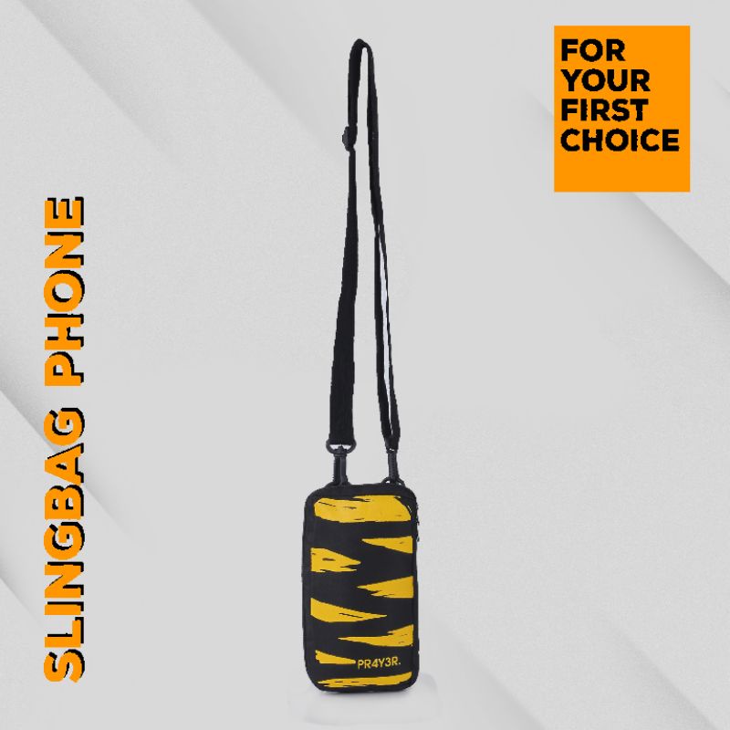 Tas Dompet Hanging Phone HP Handphone Kartu Koin Uang Paspor Selempang Waterproof Anti Air Sako Wallet Gantung Kalung DG2