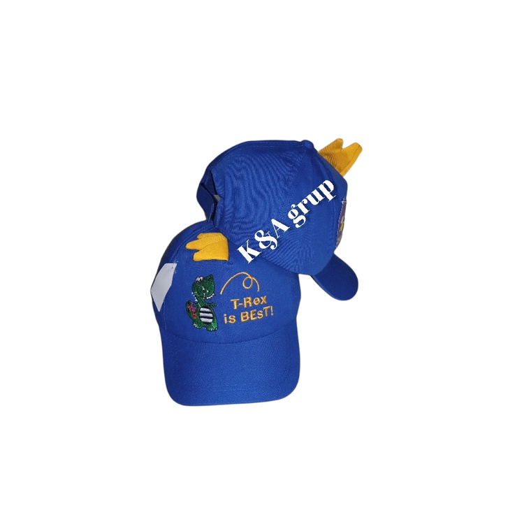 Topi anak T-REk / topi anak dinosaurus / topi anak motif dino / topi T-rex bisa bayar di tempat (COD)