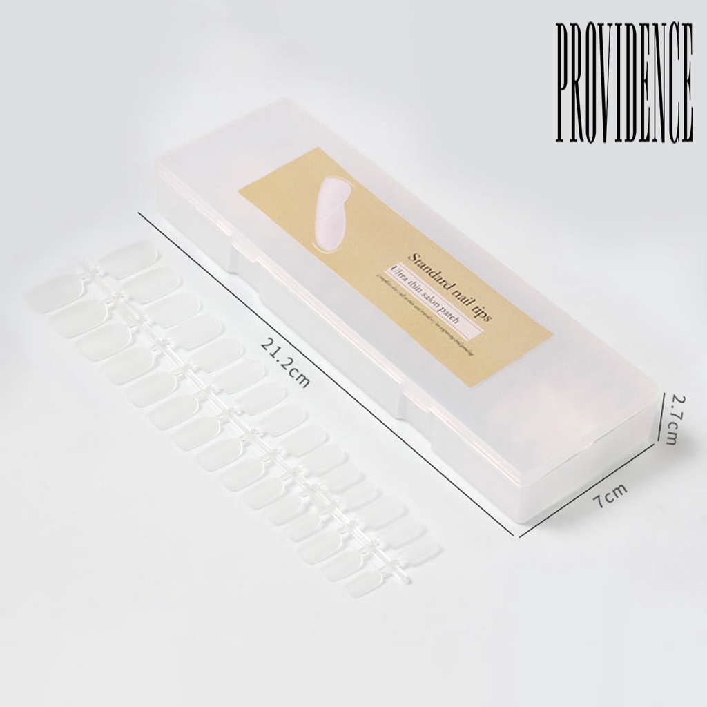 1 Kotak Kuku Palsu Extension Flexible Ultra Tipis Bahan Plastik Untuk Salon