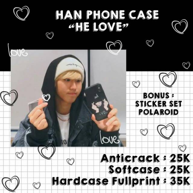 Han Jisung Stray Kids "He Love" Phone Case