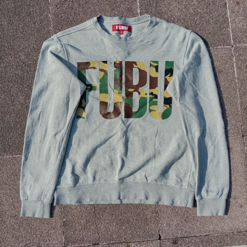 Crewneck FUBU Grey ( Thrift )