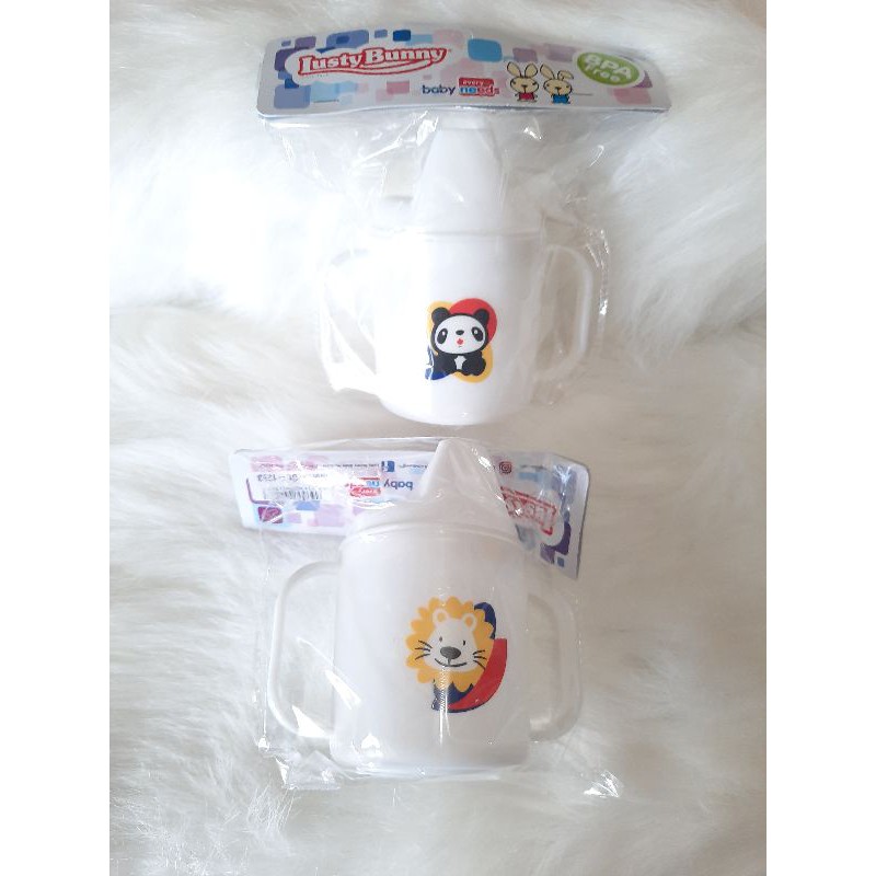 Cangkir Mug Susu Bayi Lusty Bunny Original BPA Free Aman utk bayi