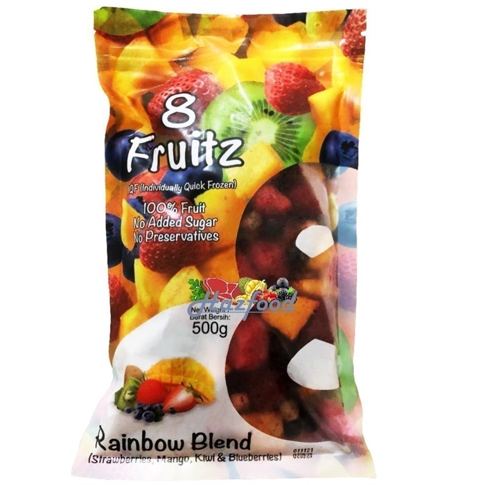 

8 Fruitz Frozen Rainbow mix 500Gram