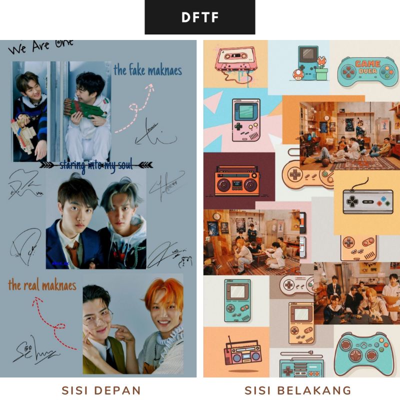 EXO EDITON KARTU EMONEY FLAZZ BRIZZI TAPCASH CUSTOM 2 SISI MURAH