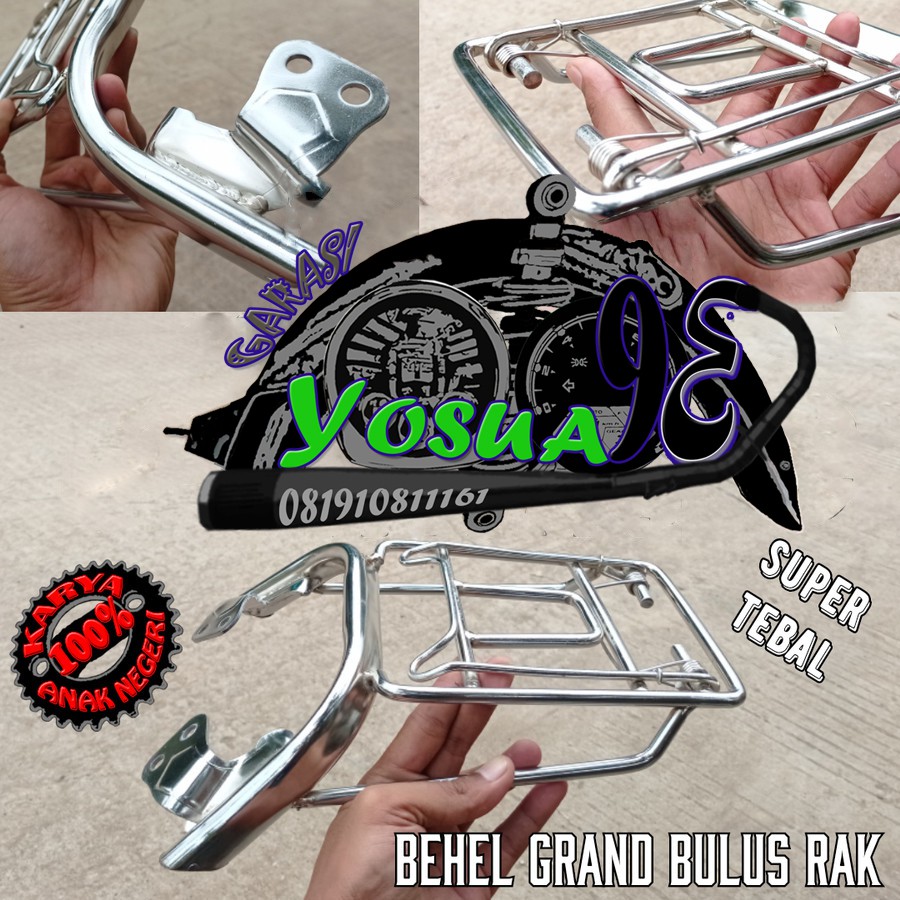 Behel Rak belakang astrea grand bulus begel behel astrea grand bulus rak bagasi limited edition