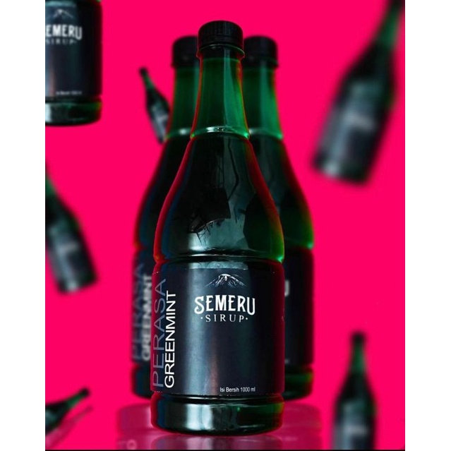 

sirup perasa green mint 1000ml SEMERU
