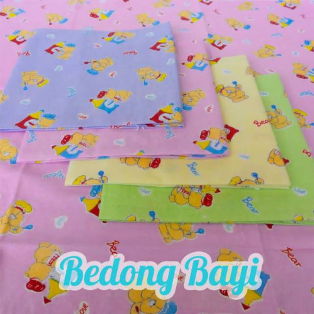 3 pics dan 6 pics Bedong bayi segi empat //bedong bayi kain flanel