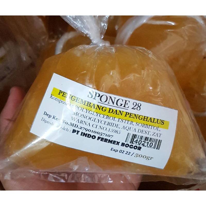 

500 gr Sponge 28 pengembang dan pelembut kue
