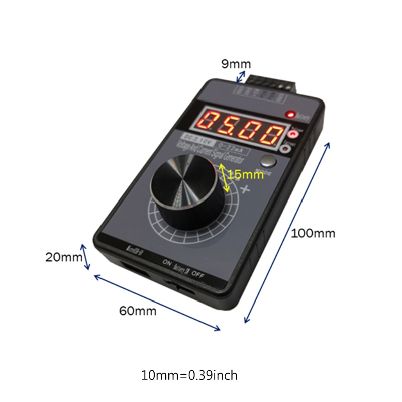 Btsg Alat Pengukur Simulasi Sumber Generator Sinyal Genggam Arus Tegangan 0-10V