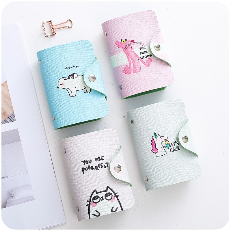 DW-111 Dompet Kartu Karakter Lucu Imut 20 Slot Kartu