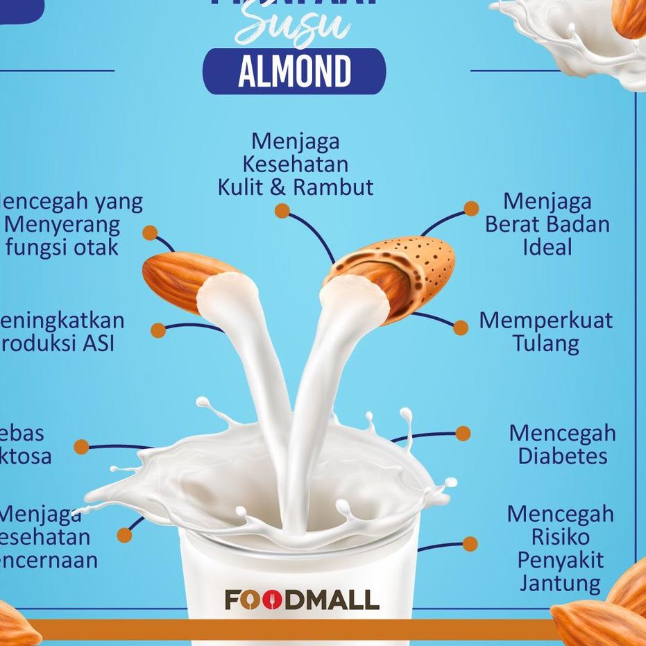 

Limited - Mola Susu Almond Bubuk / Mola Almond Milk Powder 150 gram !!