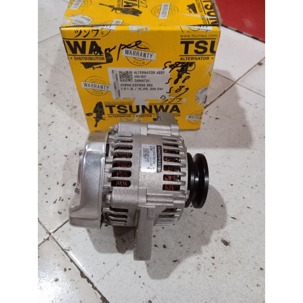 DINAMO AMPERE/ALTERNATOR ZEBRA S75/S88/S89/HIJET ESPASS TSUNWA