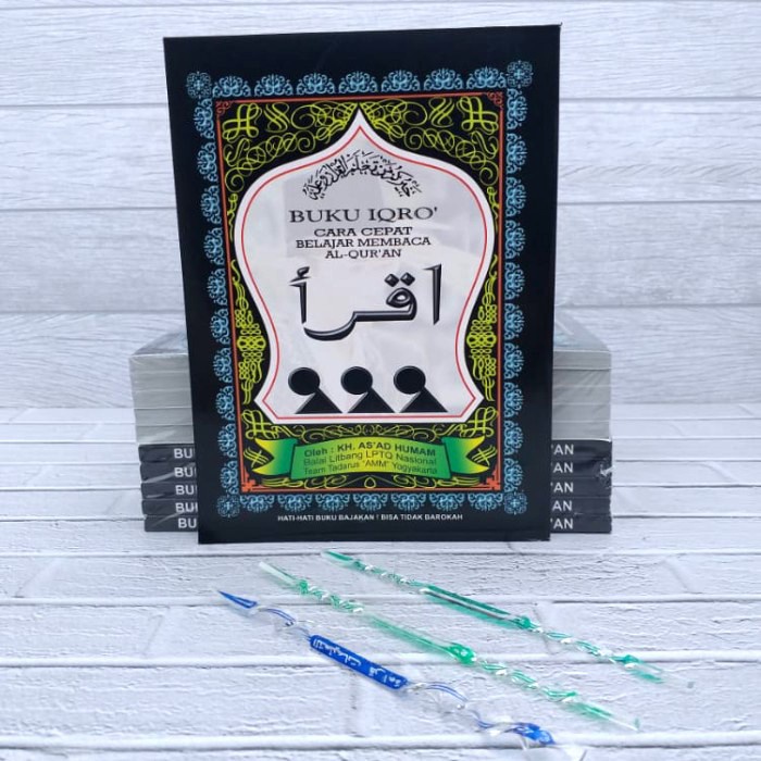 BUKU IQRO KECIL 1-6 CD HITAM
