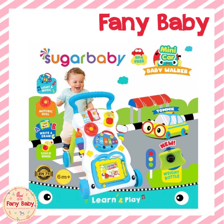 SUGAR BABY MINI CAR PUSH  WALKER