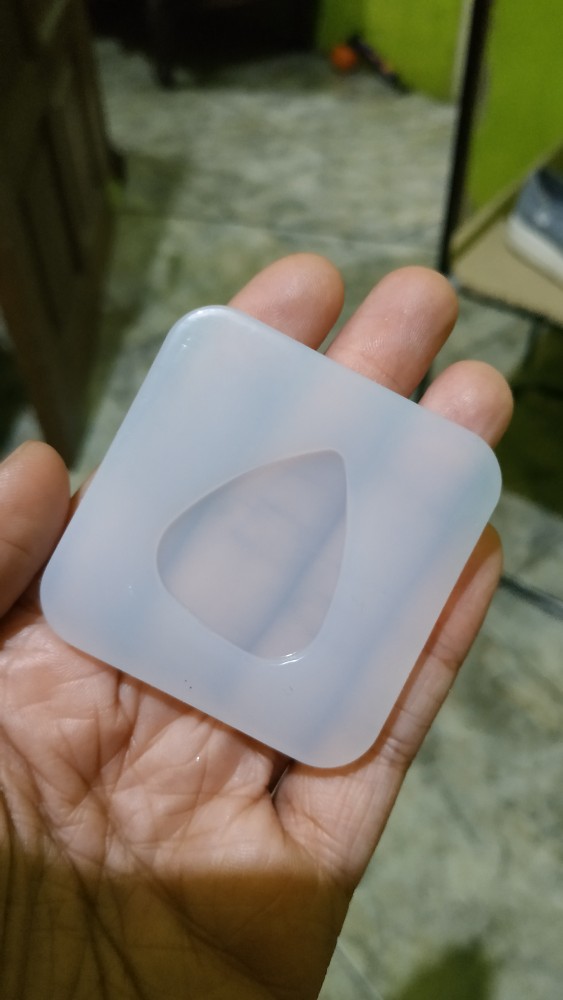 ✿ Inf ✿ Cetakan Resin Diy Handmade Bentuk Segitiga Bahan Silikon