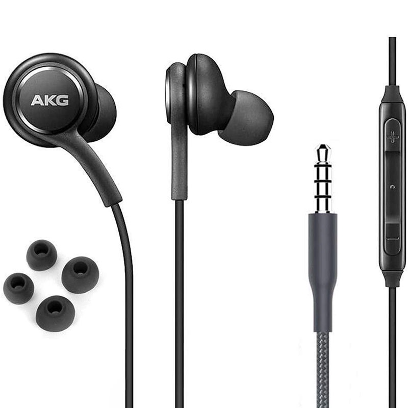 【HF031】NEW VERSION HEADSET SAMSUNG AKG S8 S9 ORIGINAL 100%- WIRED EARPHONE HEADSET HANDSFREE IN EAR HD AUDIO SUPER BASS STEREO