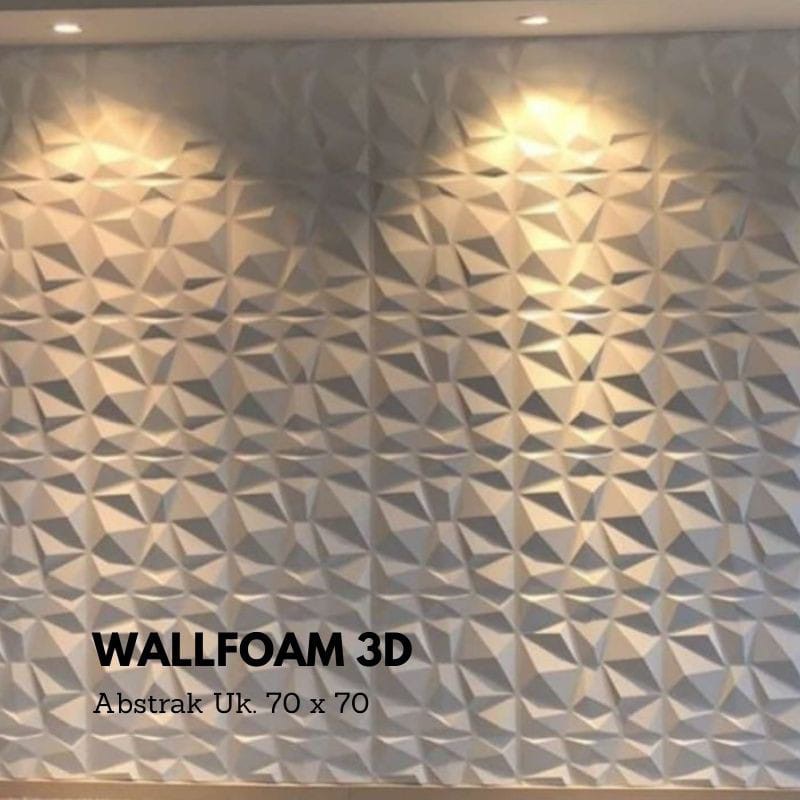 WALLPAPER FOAM 3D STICKER DIAMOND 70CMX70CM WALLPAPER DINDING-2