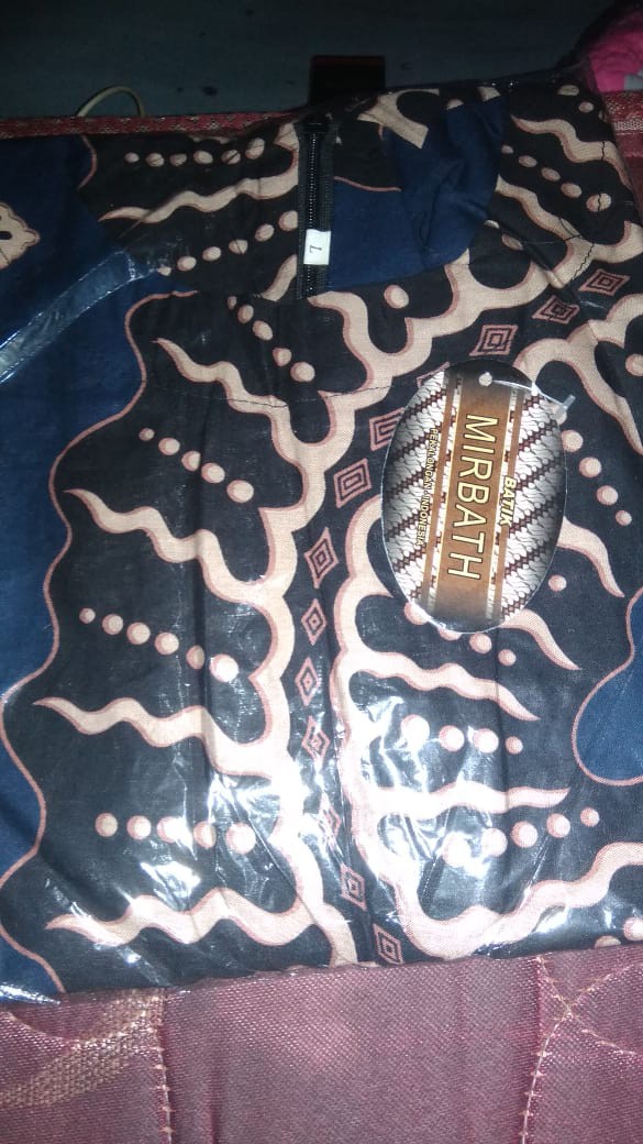 Batik Dolby Dolbi Dobby Doby Tenun Sutra Tulis Katun Atbm Baron Atasan Batik Wanita Sogan Srg307