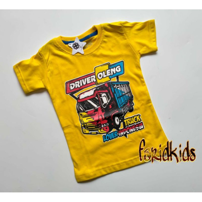 (COD)GROSIR KAOS ANAK|| KAOS TRUK OLENG||KAOS VIRAL||KAOS ANAK MURAH