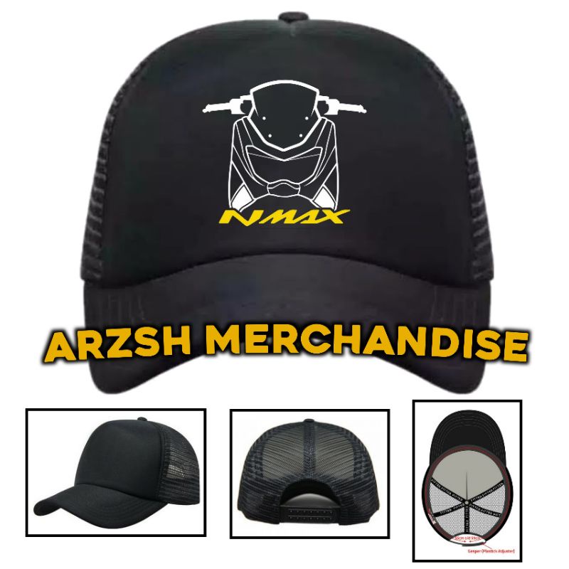Topi Yamaha NMAX - Topi Trucker Jaring Yahama NMAX