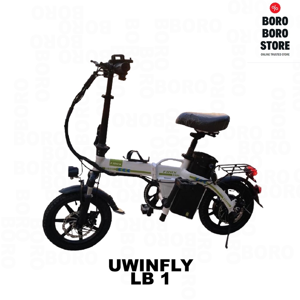 Sepeda Listrik UWinfly LB 1 Garansi sepeda listrik lipat LB1 resmi - Putih