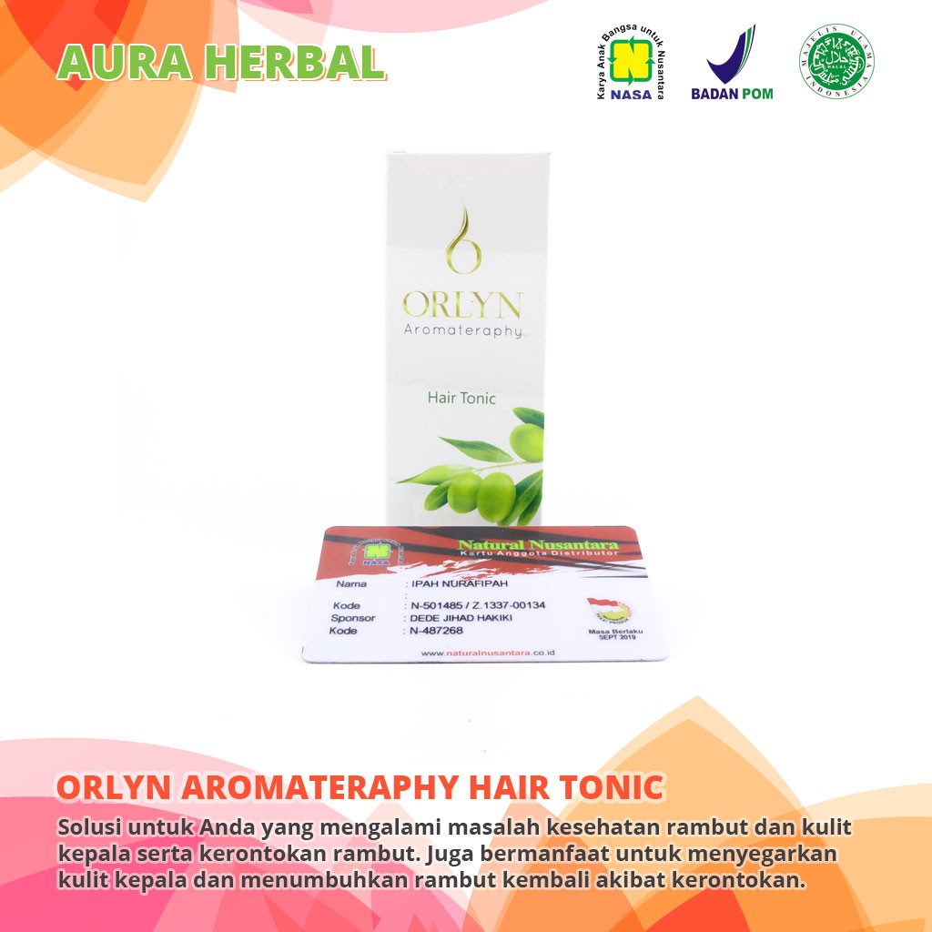 ORLYN Shampoo Aromatherapy NASA Merawat Rambut Mengatasi Ketombe