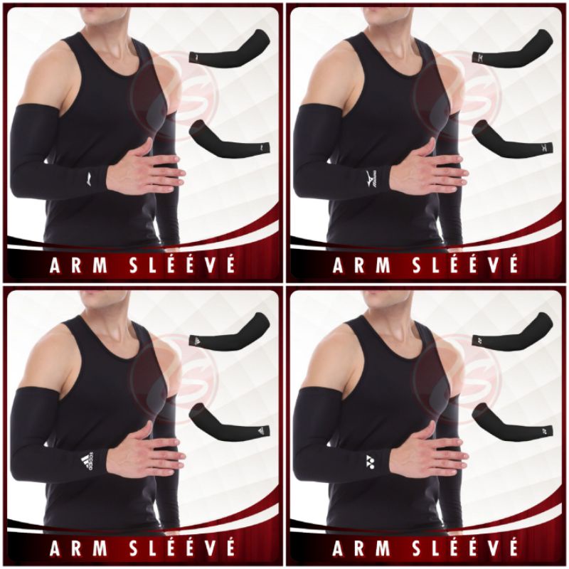 Manset tangan olahraga basket sepak bola voli futsal arm sleeve deker tangan