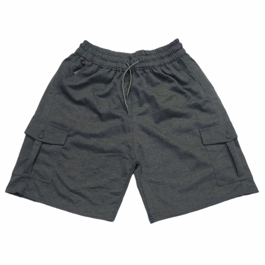 Celana Pendek Broadshort Pria Model Cargo Bahan Beby Tery Tebal Adem Ukuran Allsize